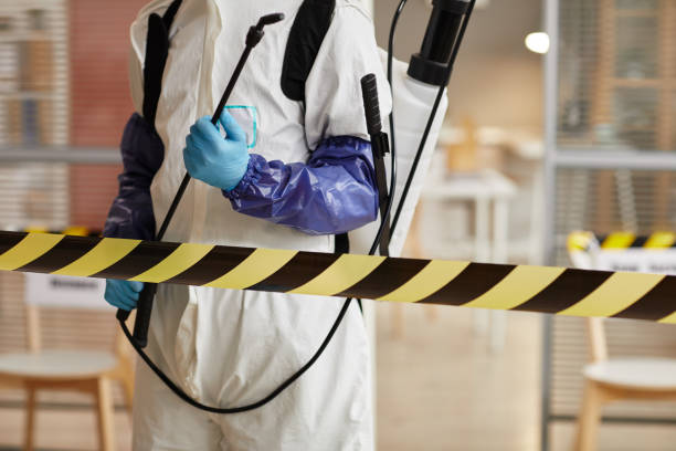 Professional Biohazard Cleanup technician working in Washington, MO